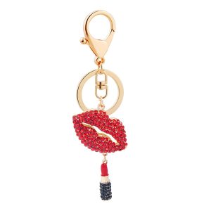 Lipstick Kiss Keychain