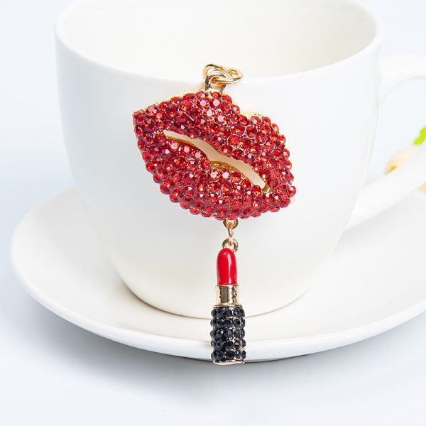 Lipstick Kiss Keychain