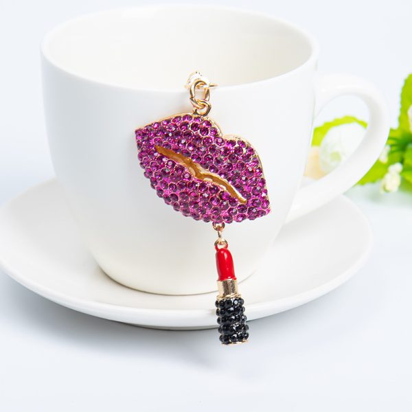 Lipstick Kiss Keychain