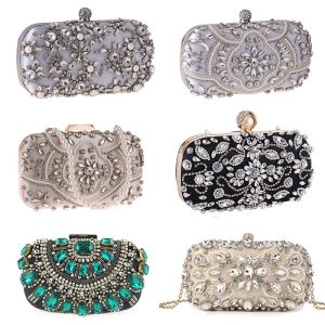 Zora Rhinestone Clutch