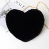 Heart Plush Crossbody Bag