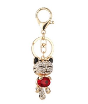 Japanese Lucky Cat Keychain