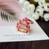 Vintage Japanese Temple Keychain