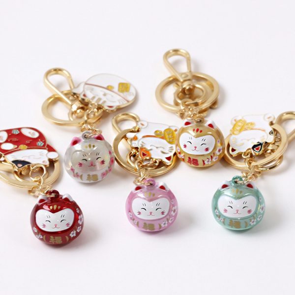 Luck & Fortune Cat Keychain
