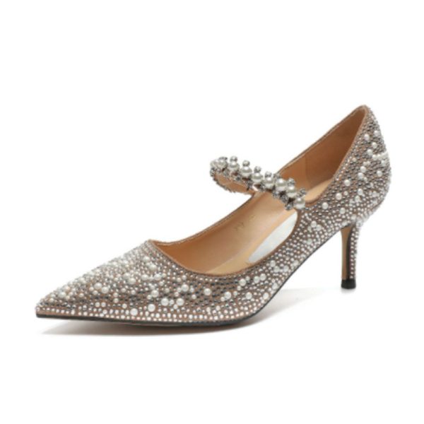 Skylar Rhinestone Heels