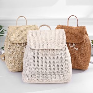 Wanda Straw Backpack