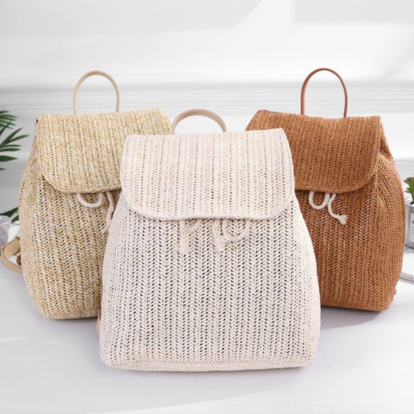 Wanda Straw Backpack