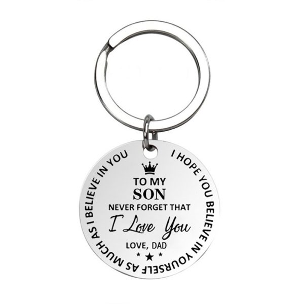 Daughter & Son Keychain