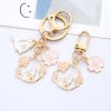 Spring Blossom Cat Keychain