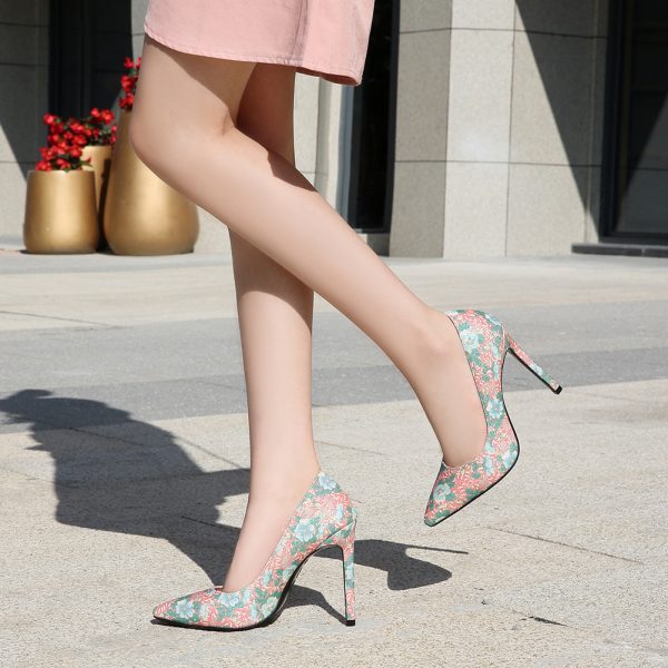Vicky Floral Heels