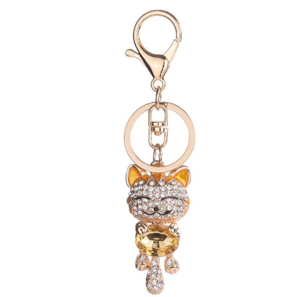 Japanese Lucky Cat Keychain