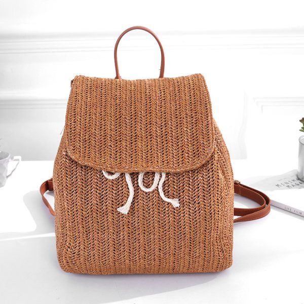 Wanda Straw Backpack