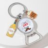 Beer Bottle Opener Keychain
