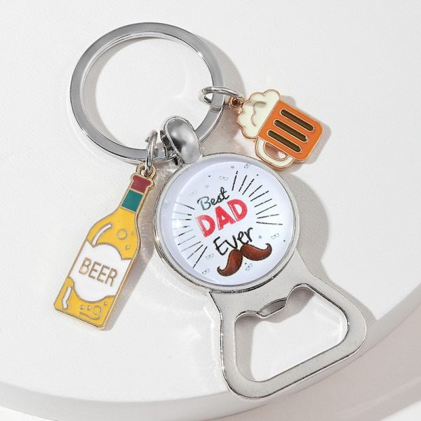Beer Bottle Opener Keychain