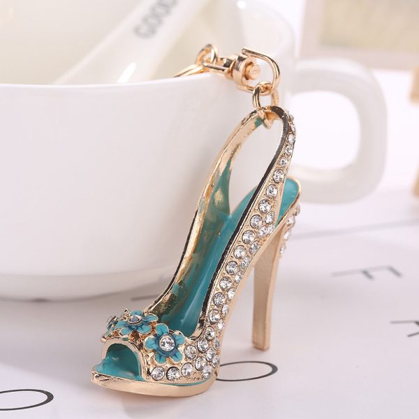Rhinestone Heel Keychain