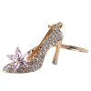 June Rhinestone heels keychain
