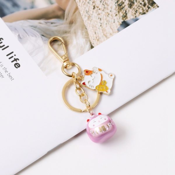 Luck & Fortune Cat Keychain