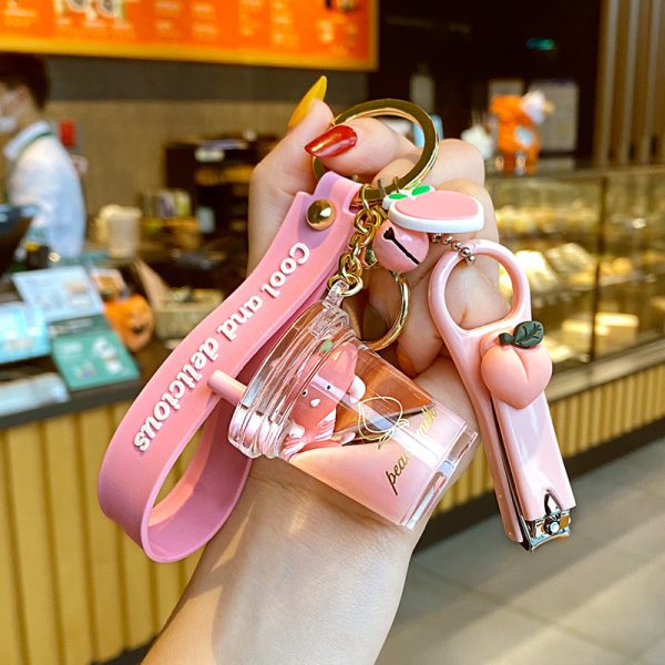 Milk Cat Claw Keychain