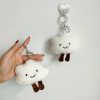 Cloud Plush Keychain