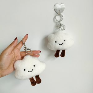 Cloud Plush Keychain