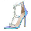 Pipa Rhinestone Heel Sandals