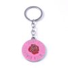 Red Rose Flower Keychain