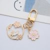 Spring Blossom Cat Keychain