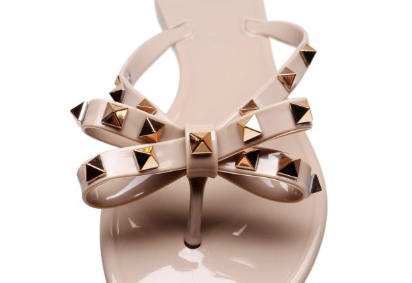 Chloe Studded Flat Sandals