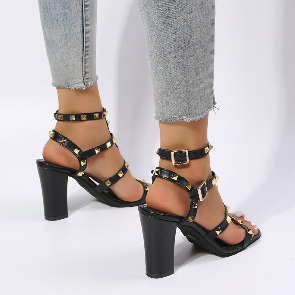 Rosalina Studded Heel Sandals