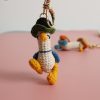 Woven Duck Keychain