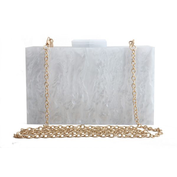 Clara Marble Clutch