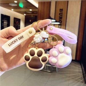 Cat Paw Keychain