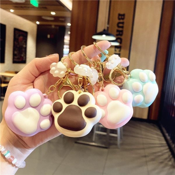 Cat Paw Keychain