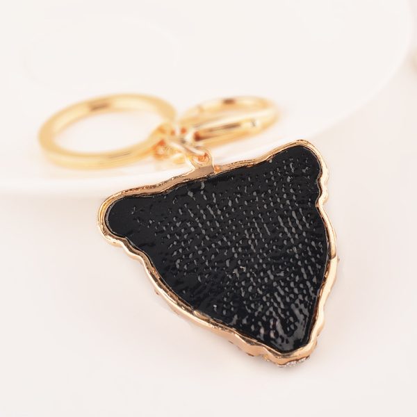 Leopard Rhinestone Keychain