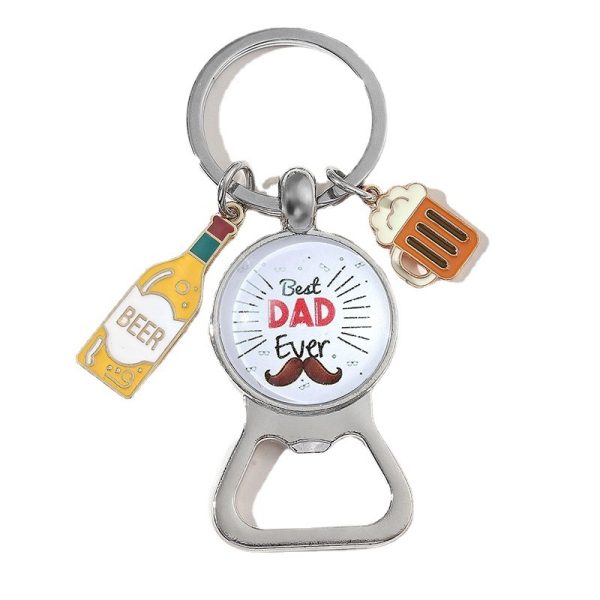 Beer Bottle Opener Keychain