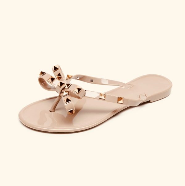 Chloe Studded Flat Sandals