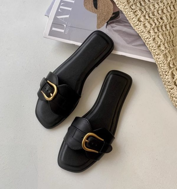 Delina Flat Sandals