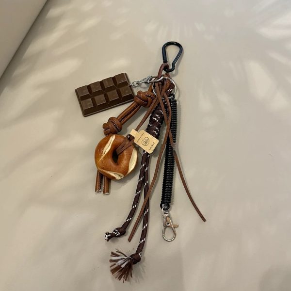 Croissant Keychain