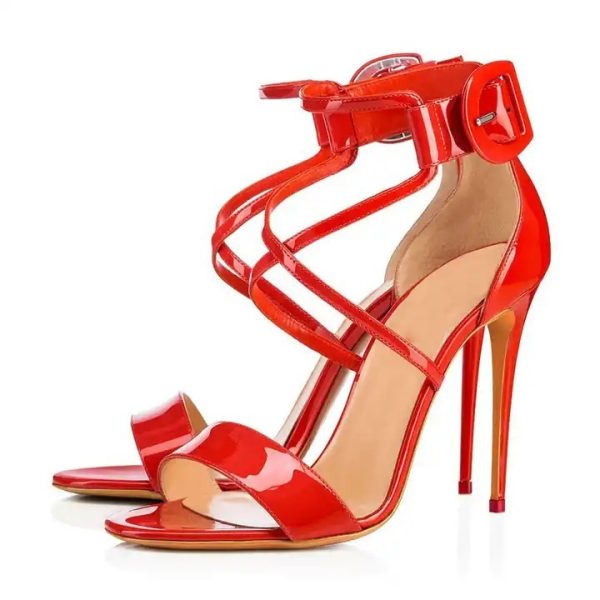 Zulie Colorful Heel Sandals