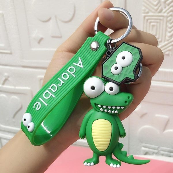 Wide Eye Animal Keychain