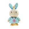 Rhinestone Bunny Keychain