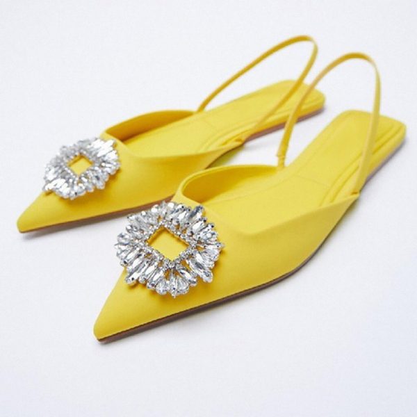 Olivia Rhinestone Flats