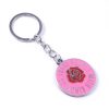 Red Rose Flower Keychain