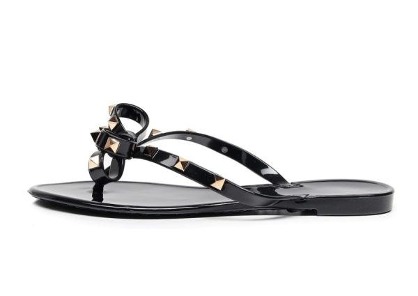 Chloe Studded Flat Sandals