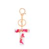 Floral Letter Keychain
