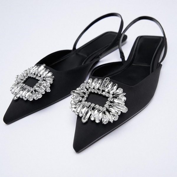 Olivia Rhinestone Flats