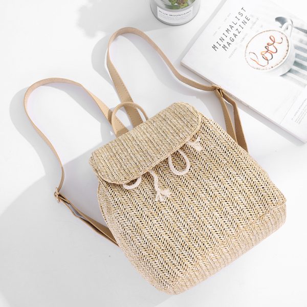 Wanda Straw Backpack