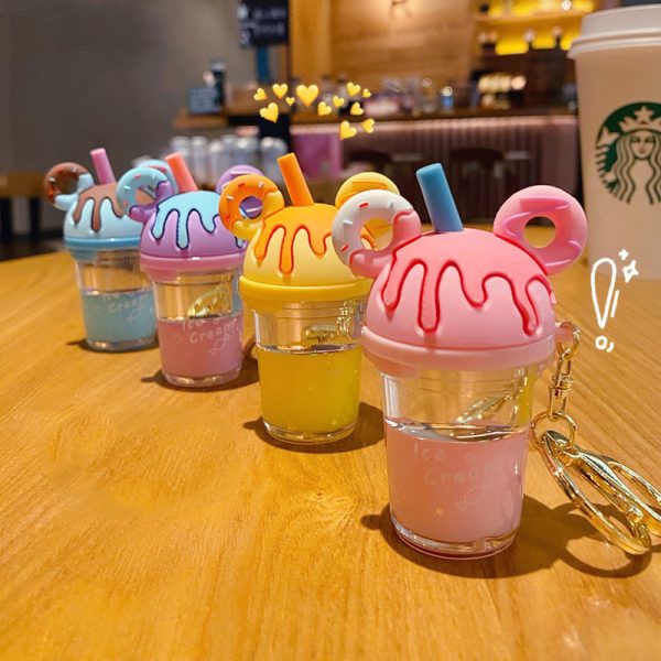 Boba Milk Tea Keychain