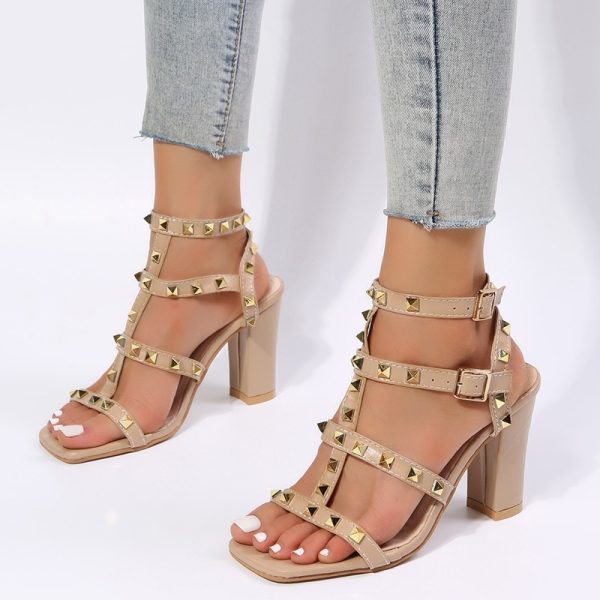 Rosalina Studded Heel Sandals
