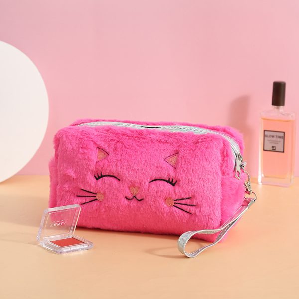 Plush Cosmetic Bag